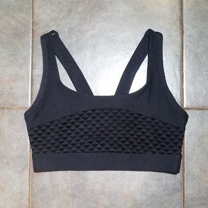 Black sports bra